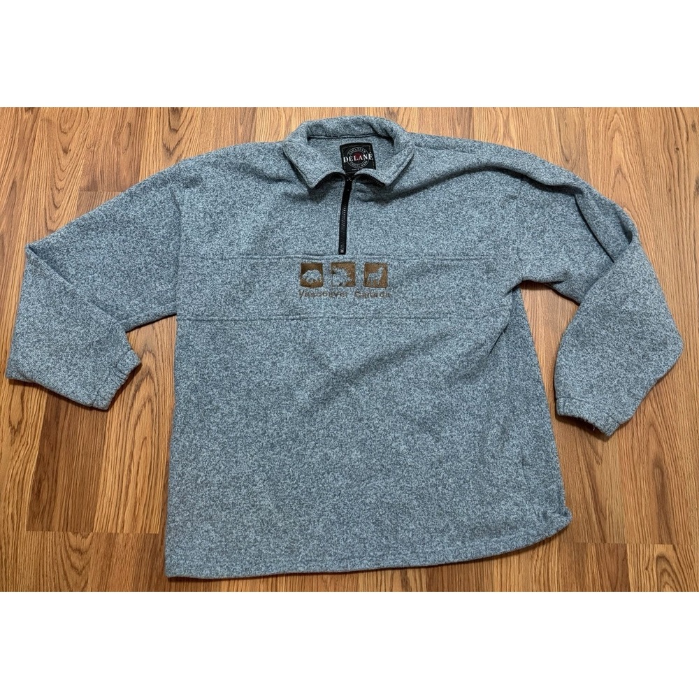Vancouver Sweatshirt Mens Extra Large Quarter Zip Embroidered Made In Canada